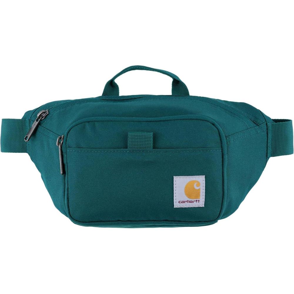 imageCarhartt Adjustable Waist Pack Durable Water Resistant Hip PackEssential Waist Pack  Greenstone