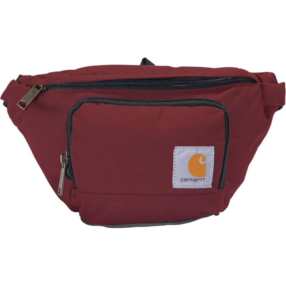 imageCarhartt Adjustable Waist Pack Durable Water Resistant Hip PackEssential Waist Pack Carhartt Burgundy