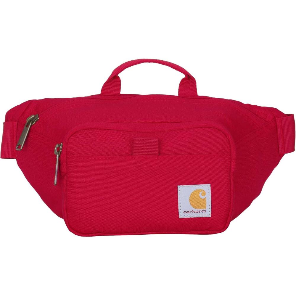 imageCarhartt Adjustable Waist Pack Durable Water Resistant Hip PackEssential Waist Pack Industry Red