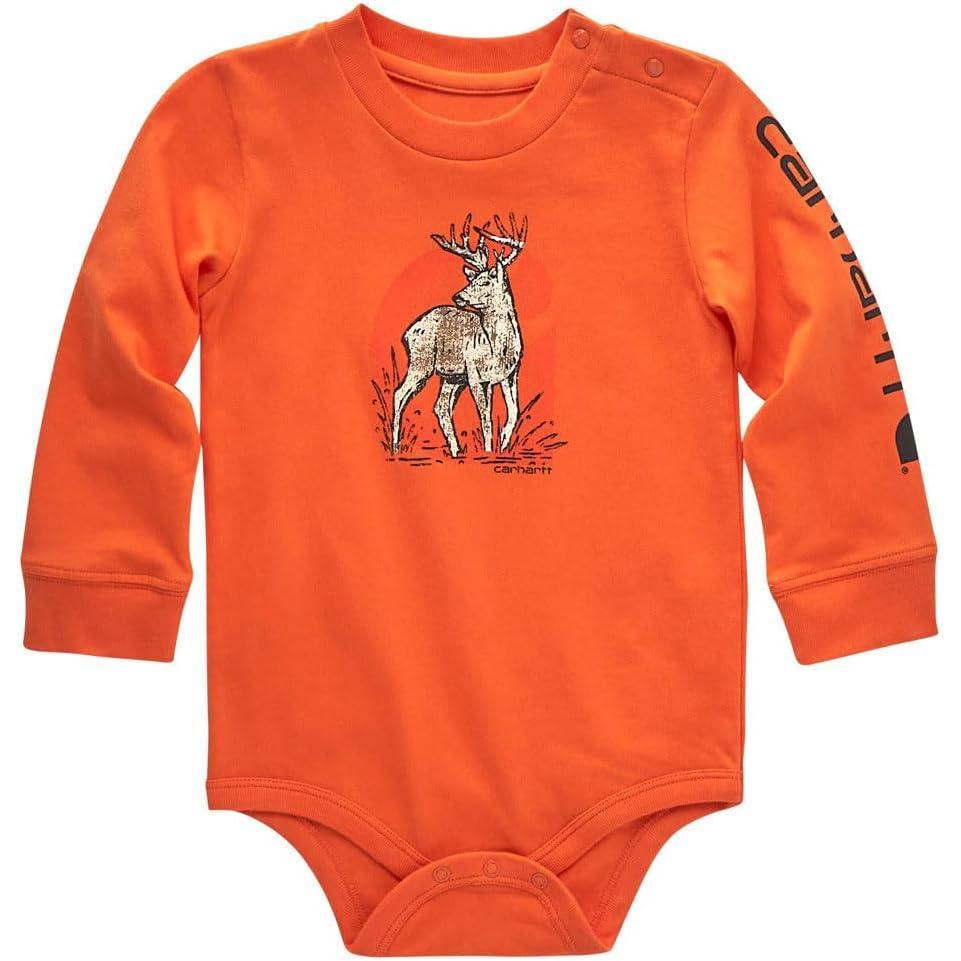 imageCarhartt Baby Girls LongSleeve BodysuitPuffins Bill