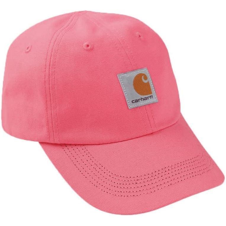 imageCarhartt Boys Signature Canvas Baseball Cap HatPink Lemonade