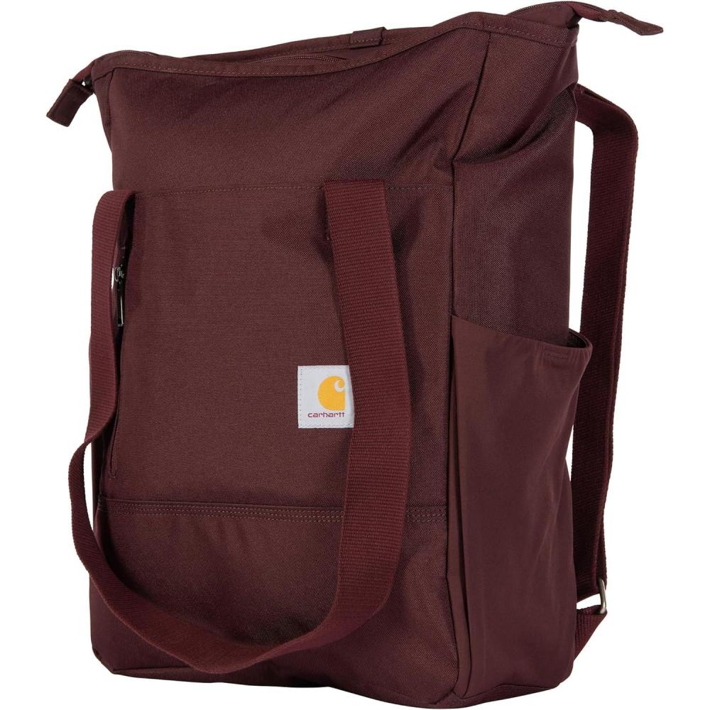 imageCarhartt Classic Convertible Backpack Tote Durable Water Repellent Material W 17quot Laptop Sleeve Carhartt BrownPort
