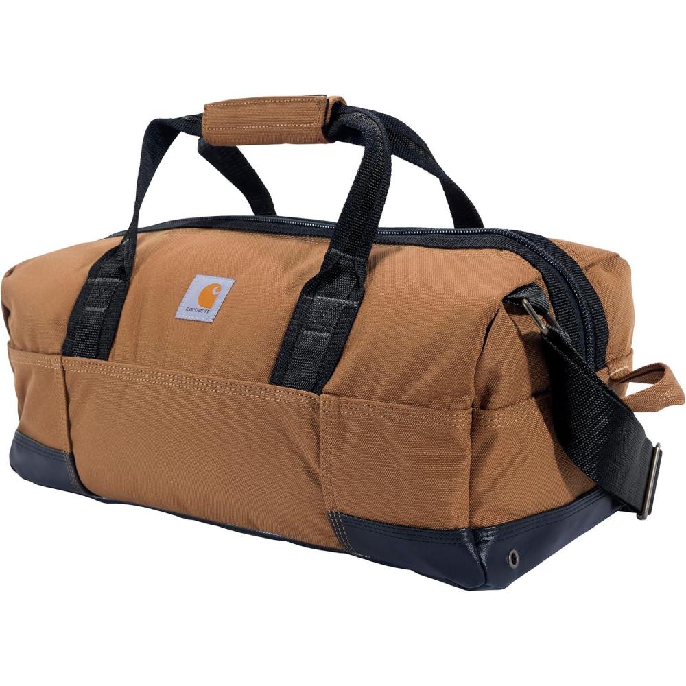 imageCarhartt Classic Duffels HeavyDuty Bag for Jobsite Gym and TravelCarhartt Brown