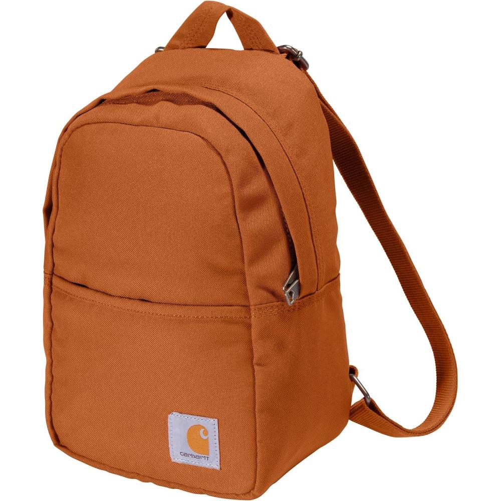 imageCarhartt Classic Mini Backpack Durable WaterResistant Backpack with Adjustable Shoulder Straps Carhartt BrownMarmalade
