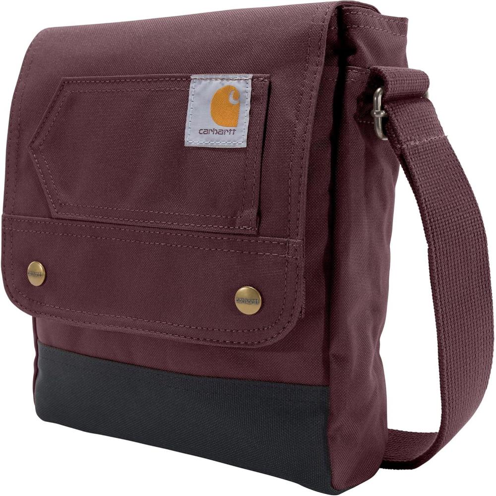 imageCarhartt Crossbody Snap Bag Durable Adjustable Crossbody Bag with Flap Over Snap ClosurePort