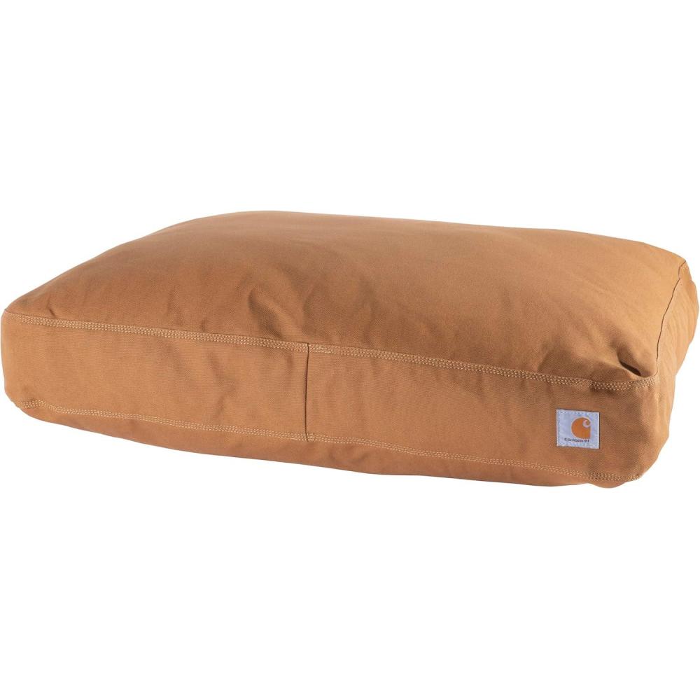 imageCarhartt Durable Canvas Pet Bed Water Resistant Firm Duck Dog Bed Carhartt Brown MediumCarhartt Brown