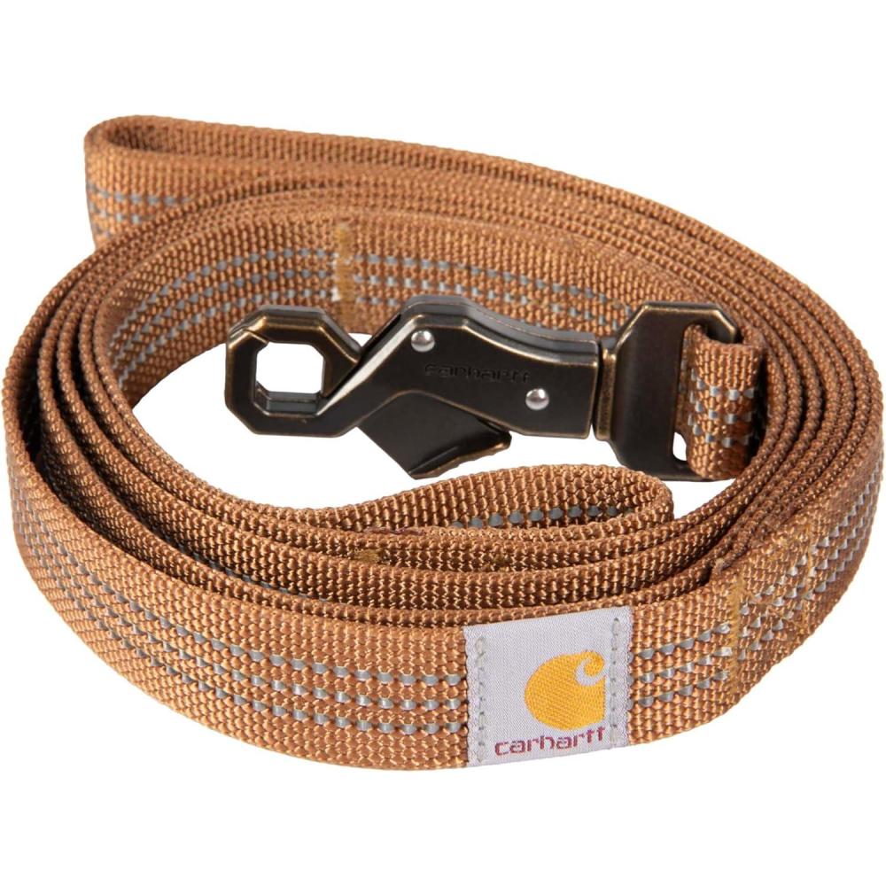 imageCarhartt Gear P0000570 Dual Handle Dog Leash Large BlackCarhartt Brown