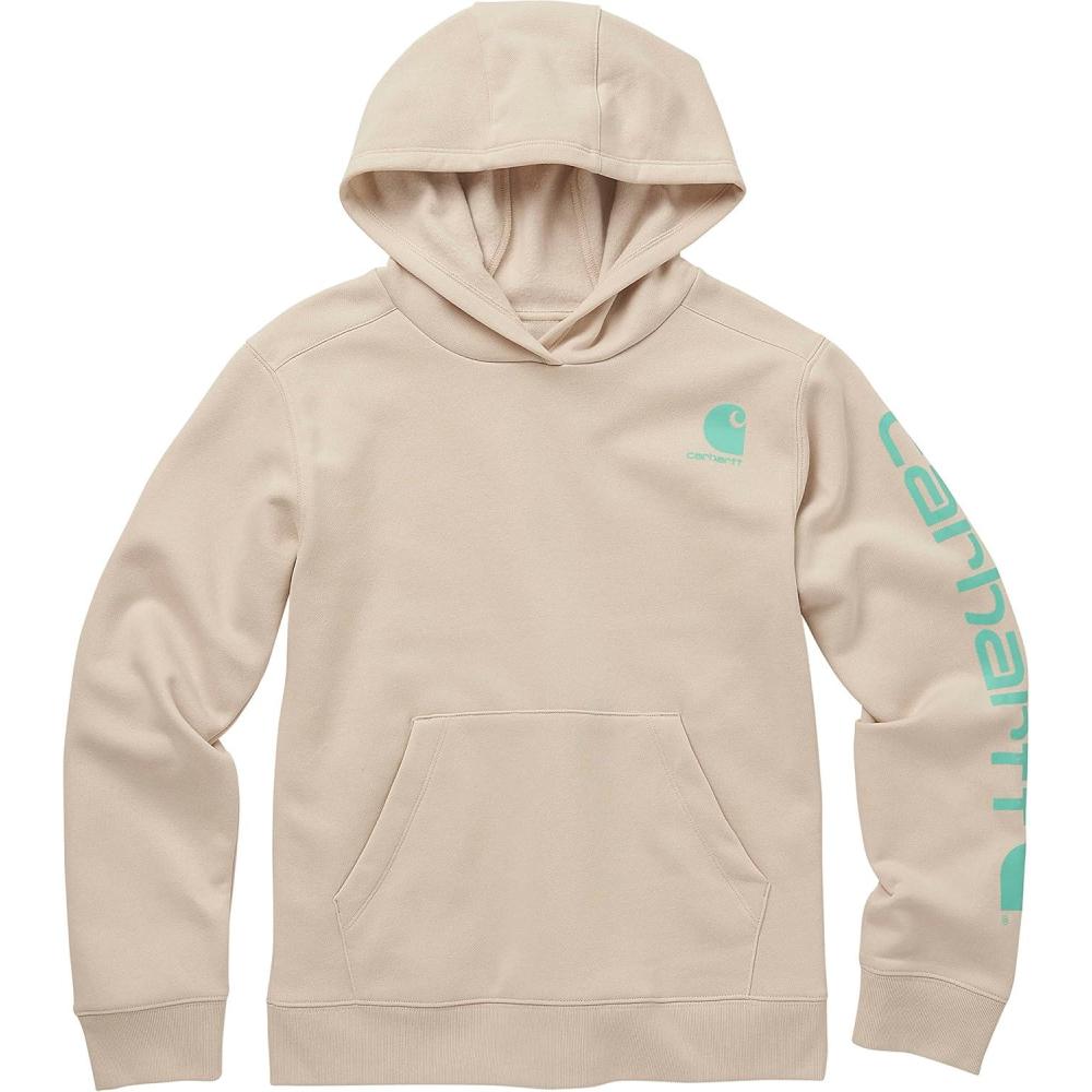 imageCarhartt Girls Hooded Pullover SweatshirtMalt