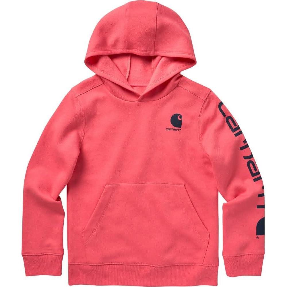 imageCarhartt Girls Hooded Pullover SweatshirtPink Lemonade