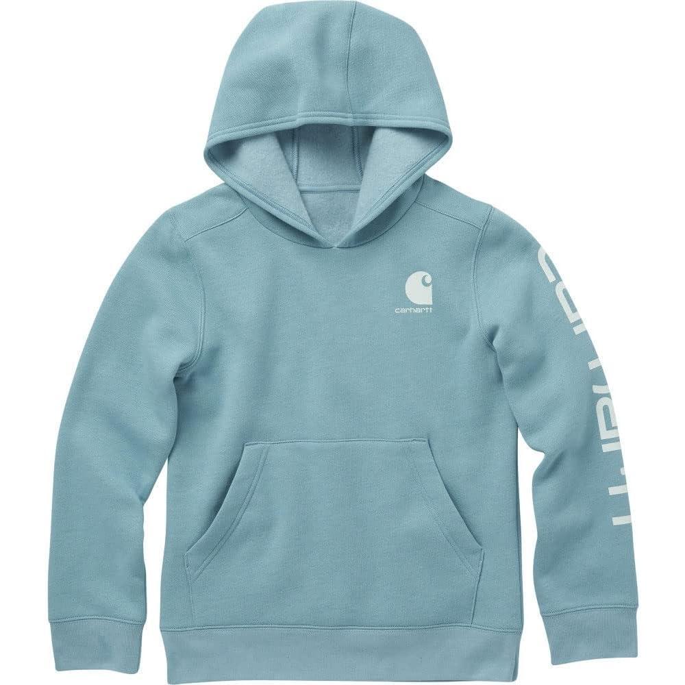 imageCarhartt Girls Hooded Pullover SweatshirtPorcelain Heather