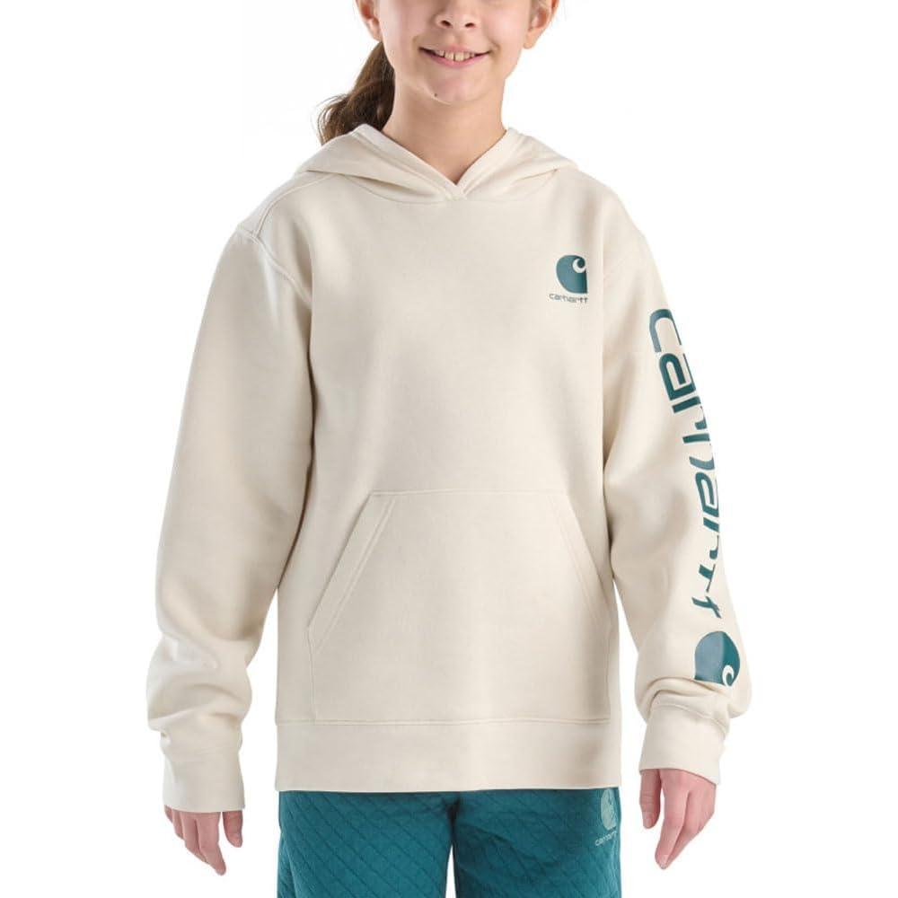imageCarhartt Girls Hooded Pullover SweatshirtTurtledove