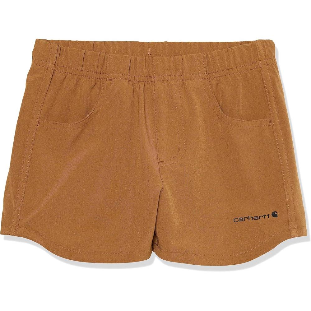 imageCarhartt Girls Rugged Flex Ripstop ShortBrown