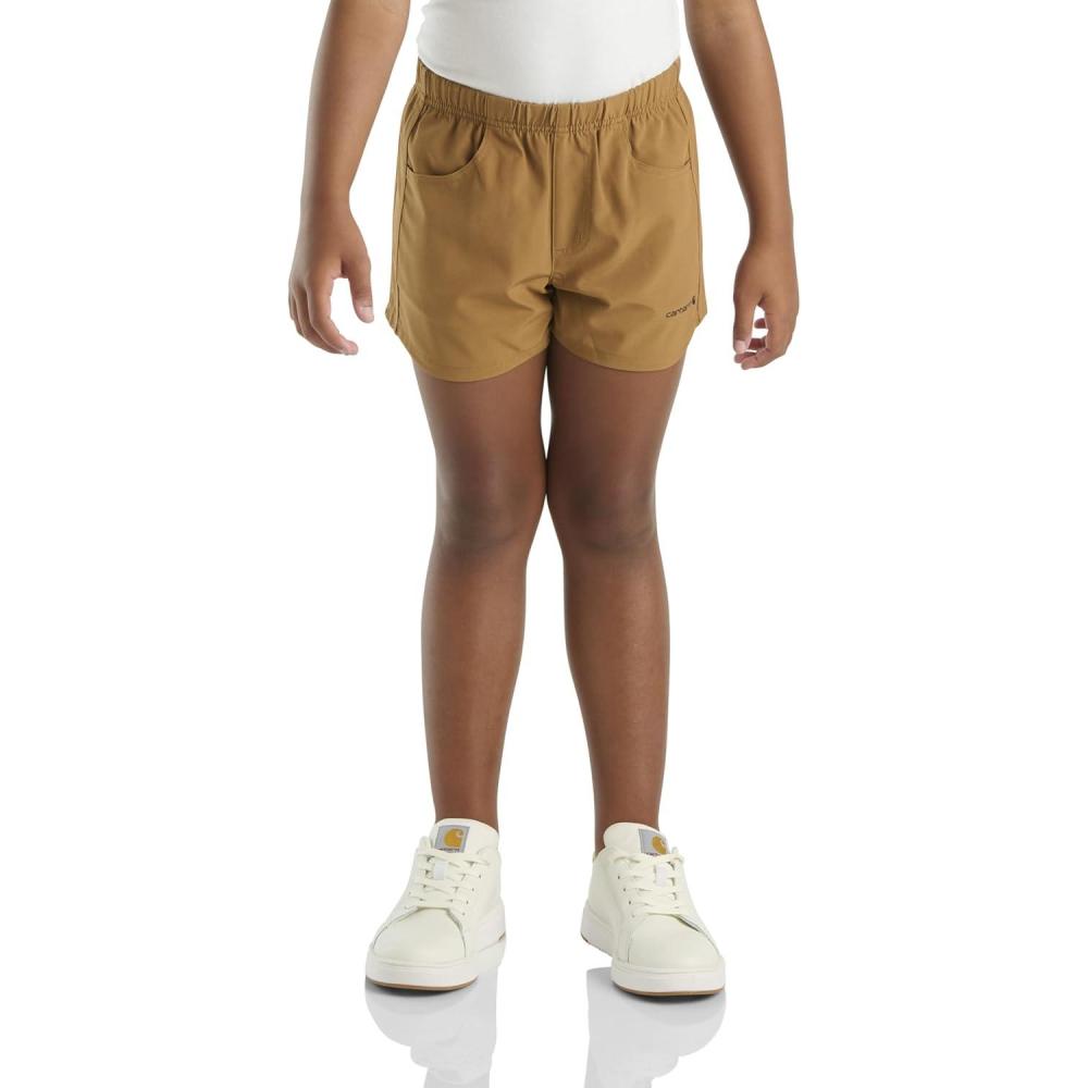 imageCarhartt Girls Rugged Flex Ripstop ShortCarhartt Brown