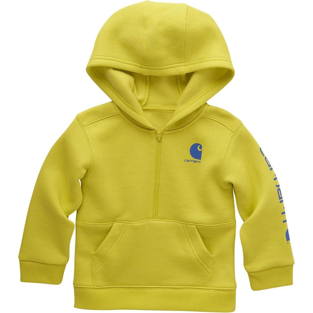 imageCarhartt Kids CA6273 LongSleeve HalfZip Sweatshirt  BoysSulphur Spring