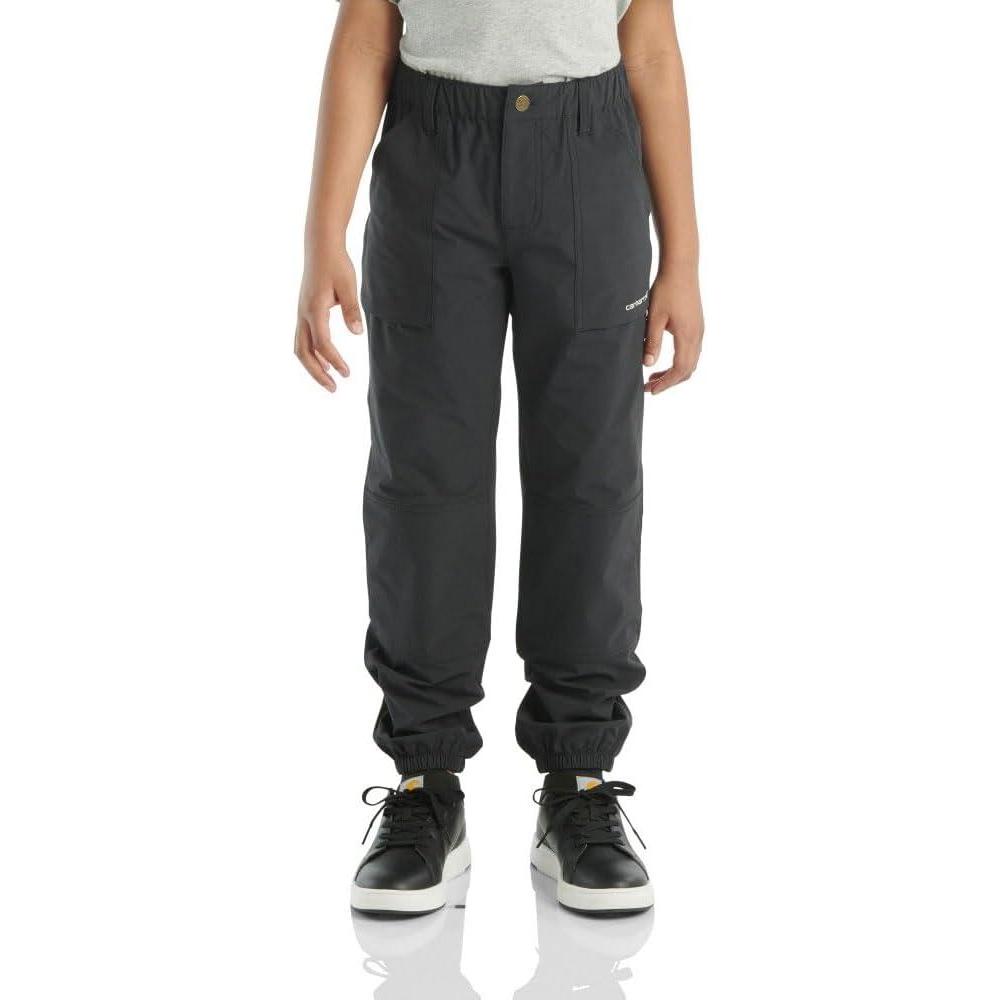 imageCarhartt Kids CK8443 Rugged Flex Loose Fit Utility Jogger  BoysCaviar Black