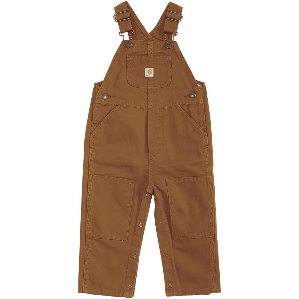 imageCarhartt Kids CM8609 Loose Fit Canvas Bib Overall  BoysCarhartt Brown