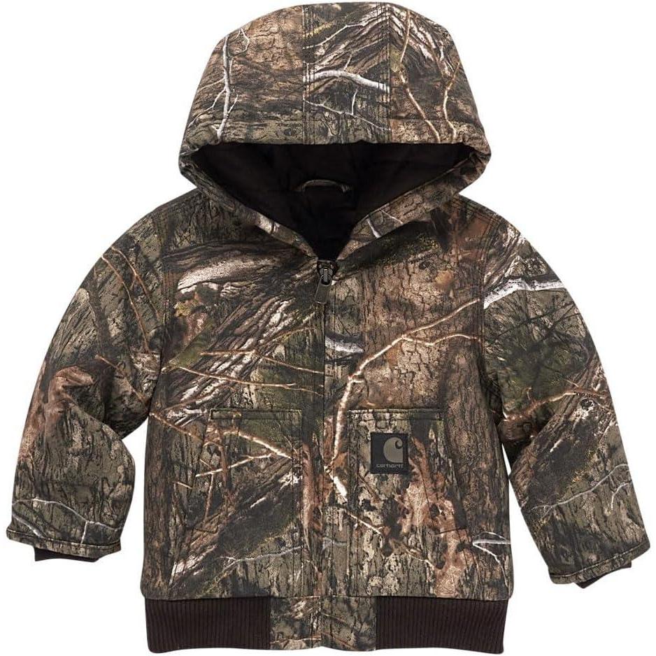 imageCarhartt Kids CP8552 Canvas Insulated Hooded Active Jac BoysMossy Oak Country Dna