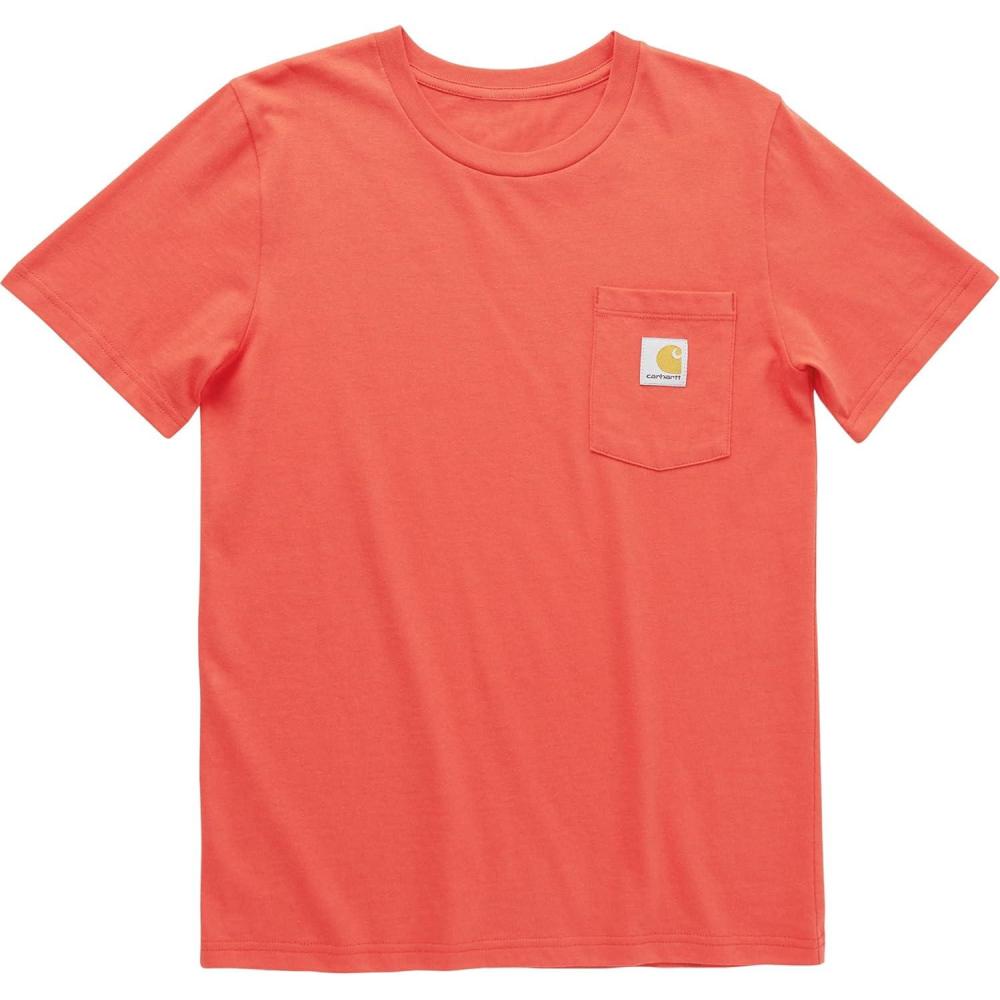 imageCarhartt Kids Short Sleeve Pocket TShirt Tee ShirtBittersweet