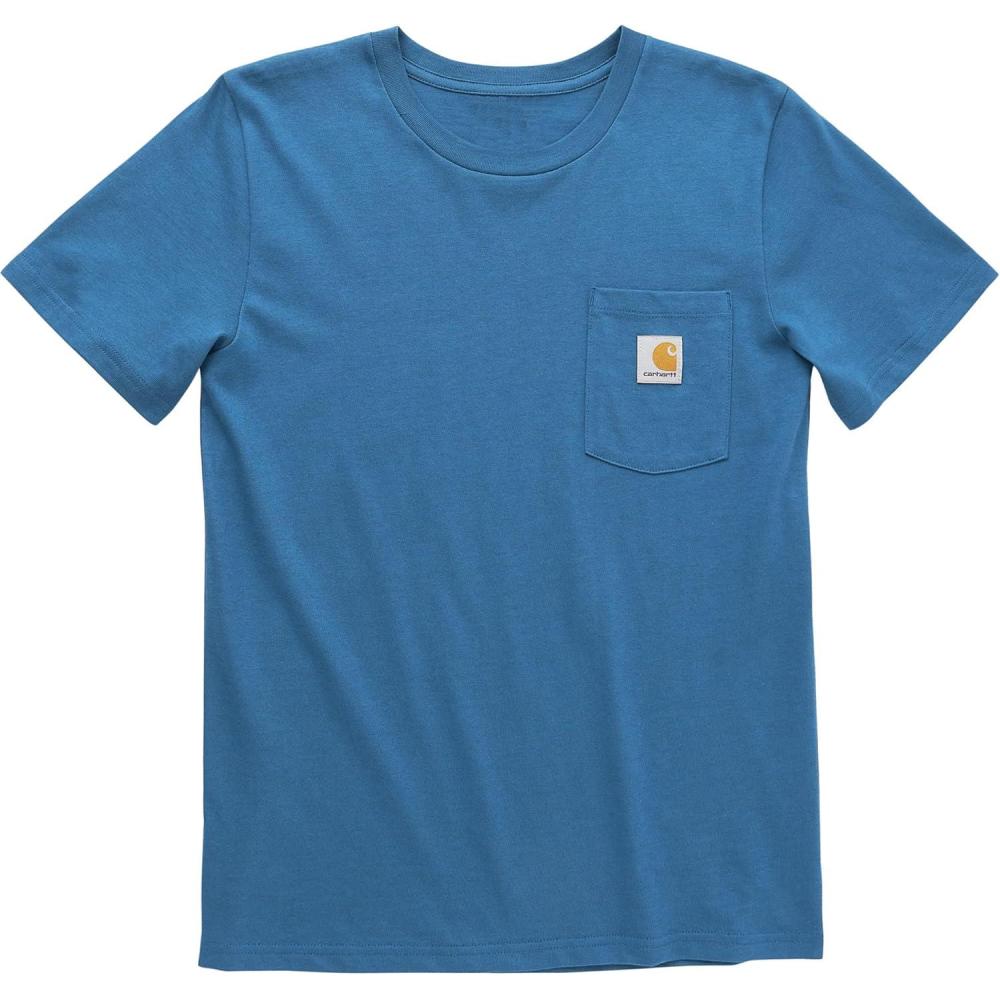 imageCarhartt Kids Short Sleeve Pocket TShirt Tee ShirtDeep Lagoon