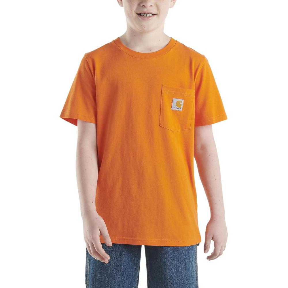 imageCarhartt Kids Short Sleeve Pocket TShirt Tee ShirtPuffins Bill