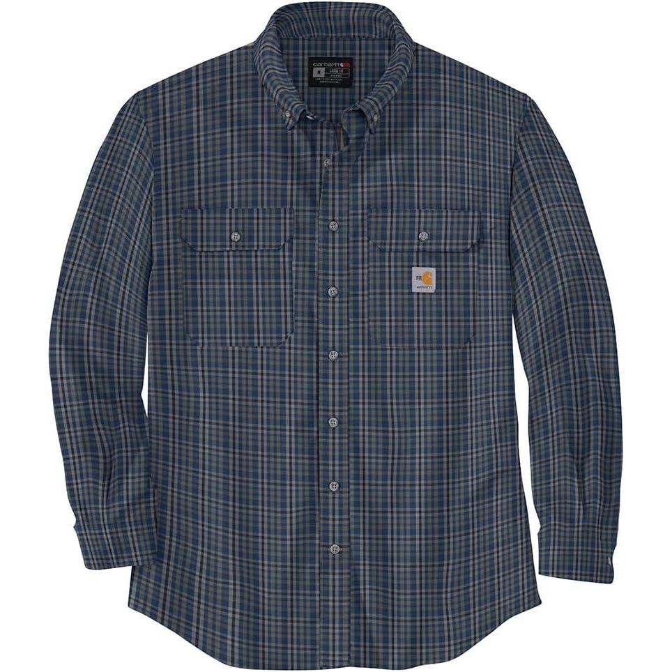 imageCarhartt Mens 104507 FlameResistant Force Rugged Flex LooseDark BlueNavy