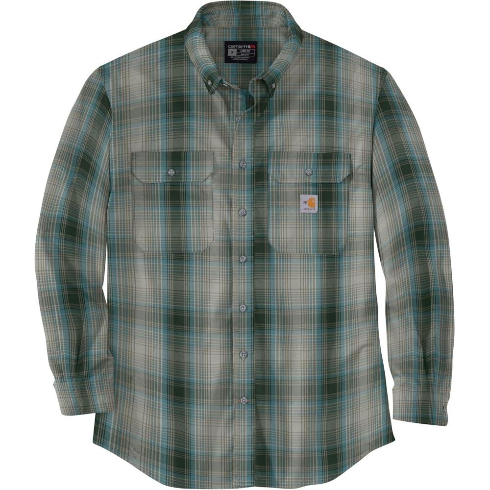 imageCarhartt Mens 104507 FlameResistant Force Rugged Flex LooseMountain ViewSummer Blue