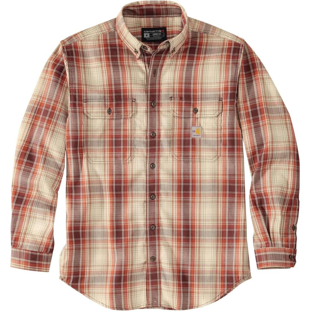 imageCarhartt Mens 104507 FlameResistant Force Rugged Flex LoosePortBaked Clay