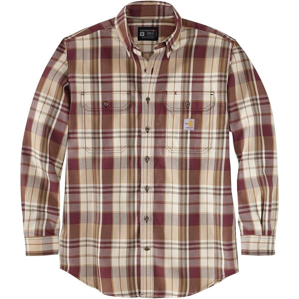 imageCarhartt Mens 104507 FlameResistant Force Rugged Flex LoosePortOat Milk