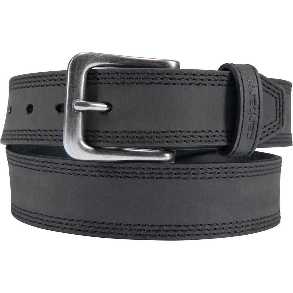 imageCarhartt Mens A0005507 Detroit BeltBlack W Brushed Nickel Finish