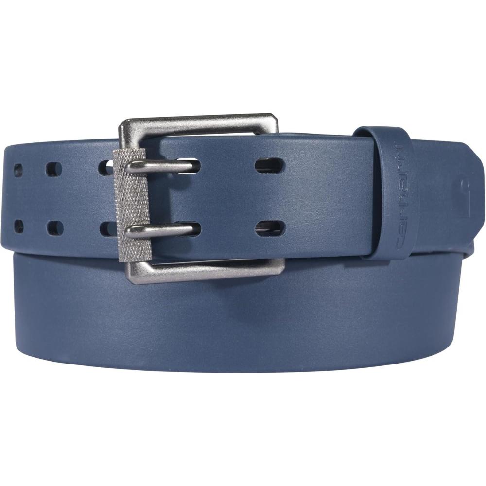 imageCarhartt Mens A0005784 Water Repel BeltDark Blue W Antique Nickel Finish