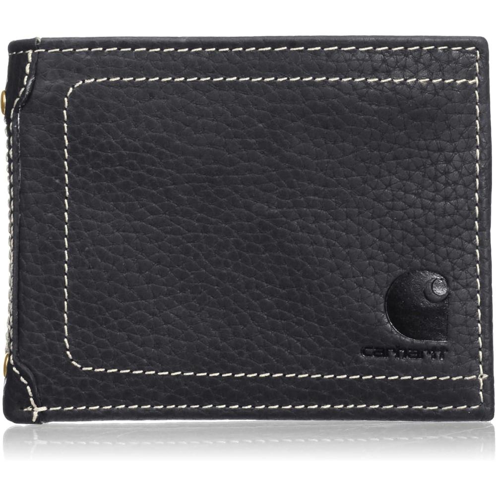 imageCarhartt Mens B0000209 Nubuck Trifold WalletBlack