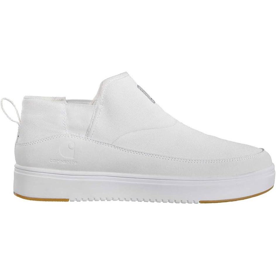 imageCarhartt Mens Detroit Canvas Mid Slip On ShoesWhite