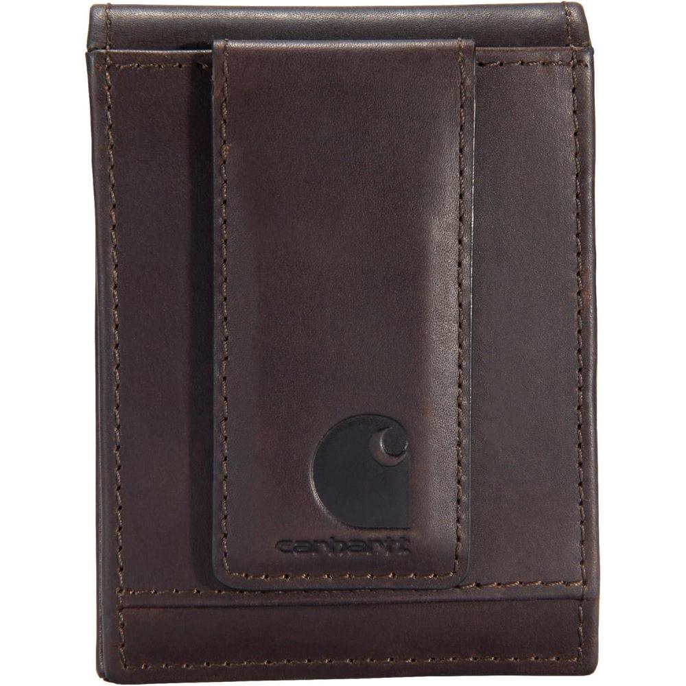 imageCarhartt Mens Durable Oil Tan Leather Wallets Available in Multiple StylesFront Pocket