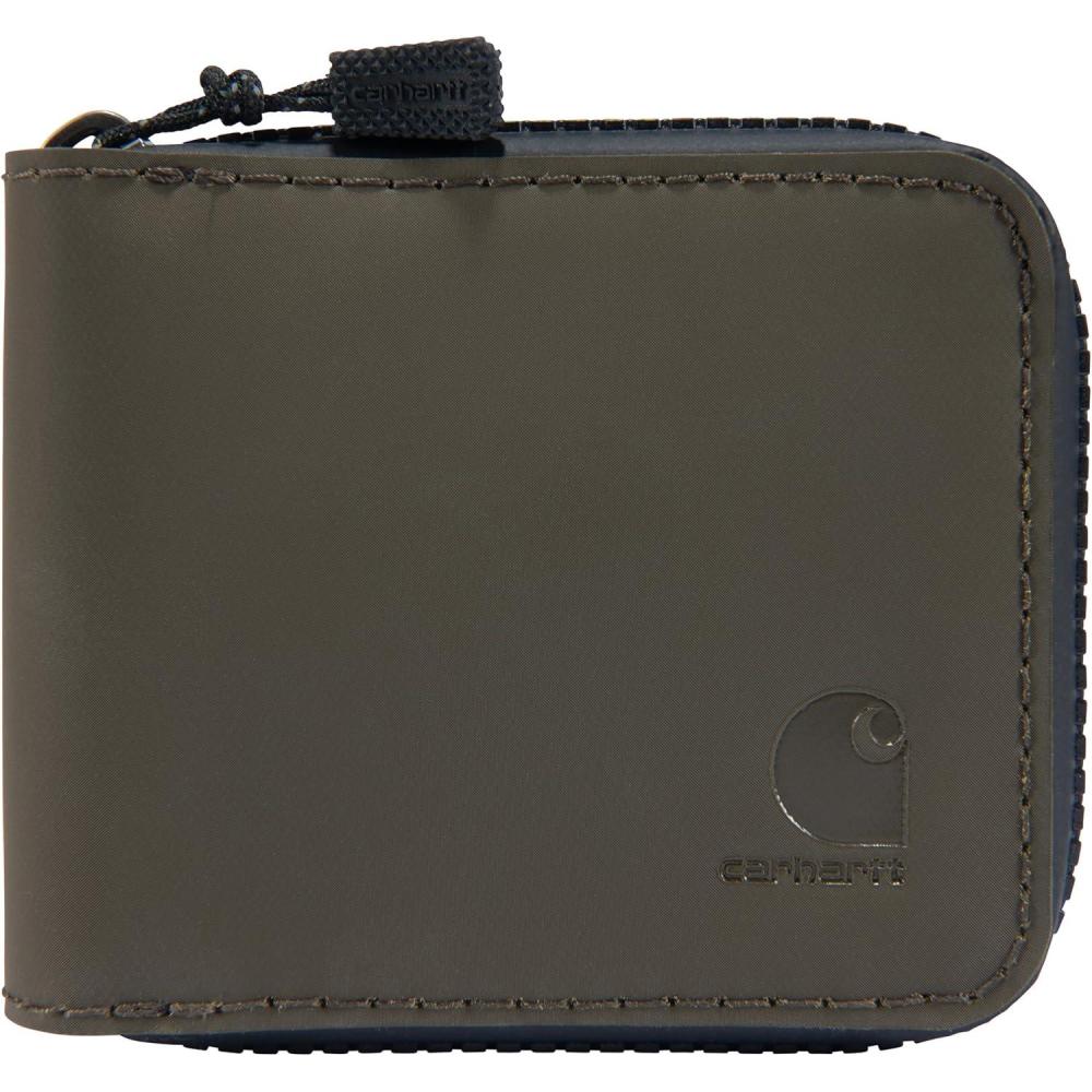 imageCarhartt Mens Durable Water Repel Wallet Available in Multiple Styles and ColorsTarmac Zipper Wallet