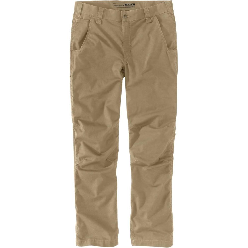 imageCarhartt Mens FR Relaxed Straight Force Ripstop DungareeDark Khaki