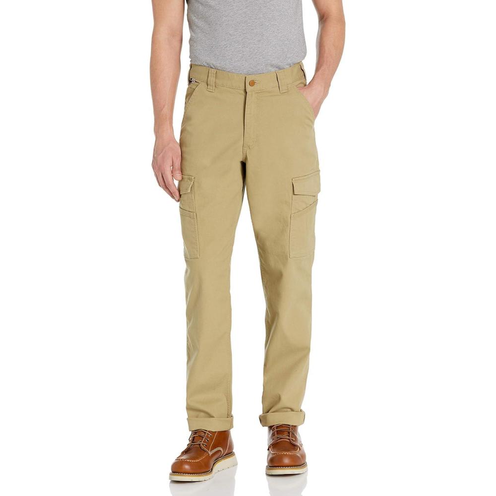 imageCarhartt Mens FR Relaxed Straight Rigby Cargo PantDark Khaki