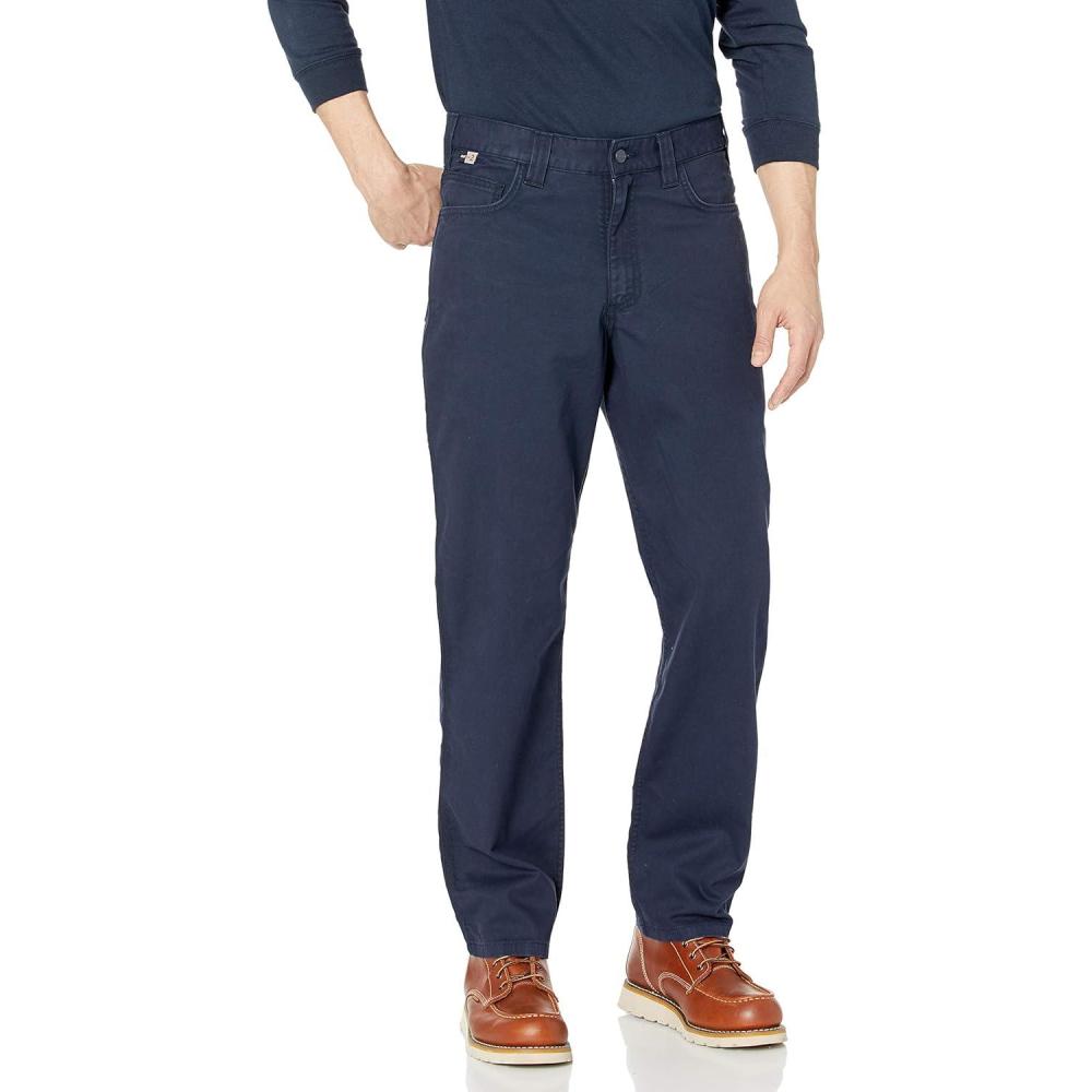 imageCarhartt Mens FR Relaxed Straight Rigby PantNavy