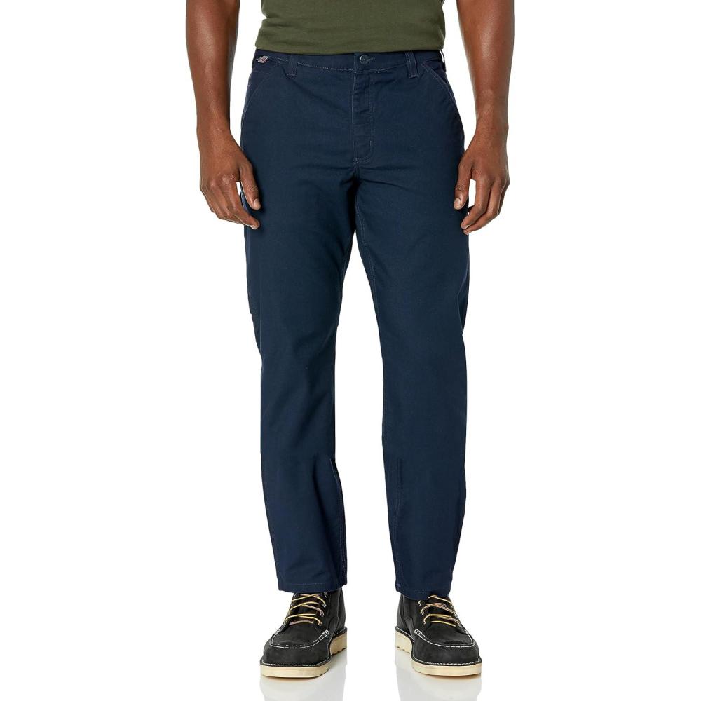 imageCarhartt Mens FR Relaxed Straight Rugged Flex Duck DungareeNavy