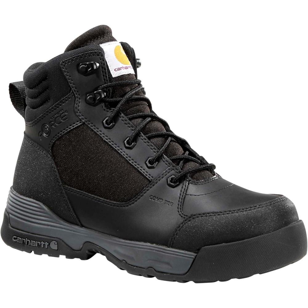 imageCarhartt Mens Force Hd 6quot Comp Toe Work Boot Fx6311m ConstructionBlack