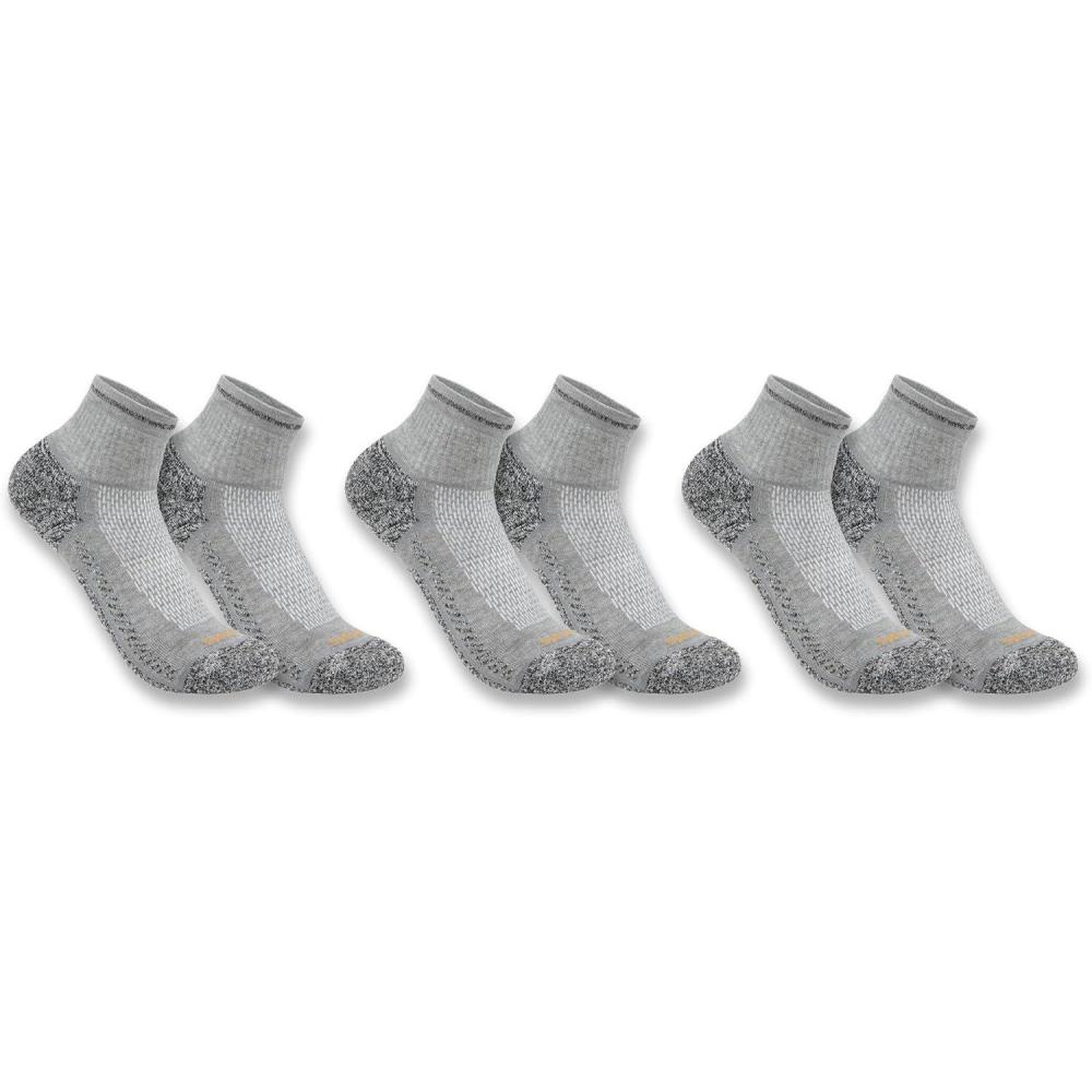 imageCarhartt Mens Force Midweight Sock 3 PackCharcoal