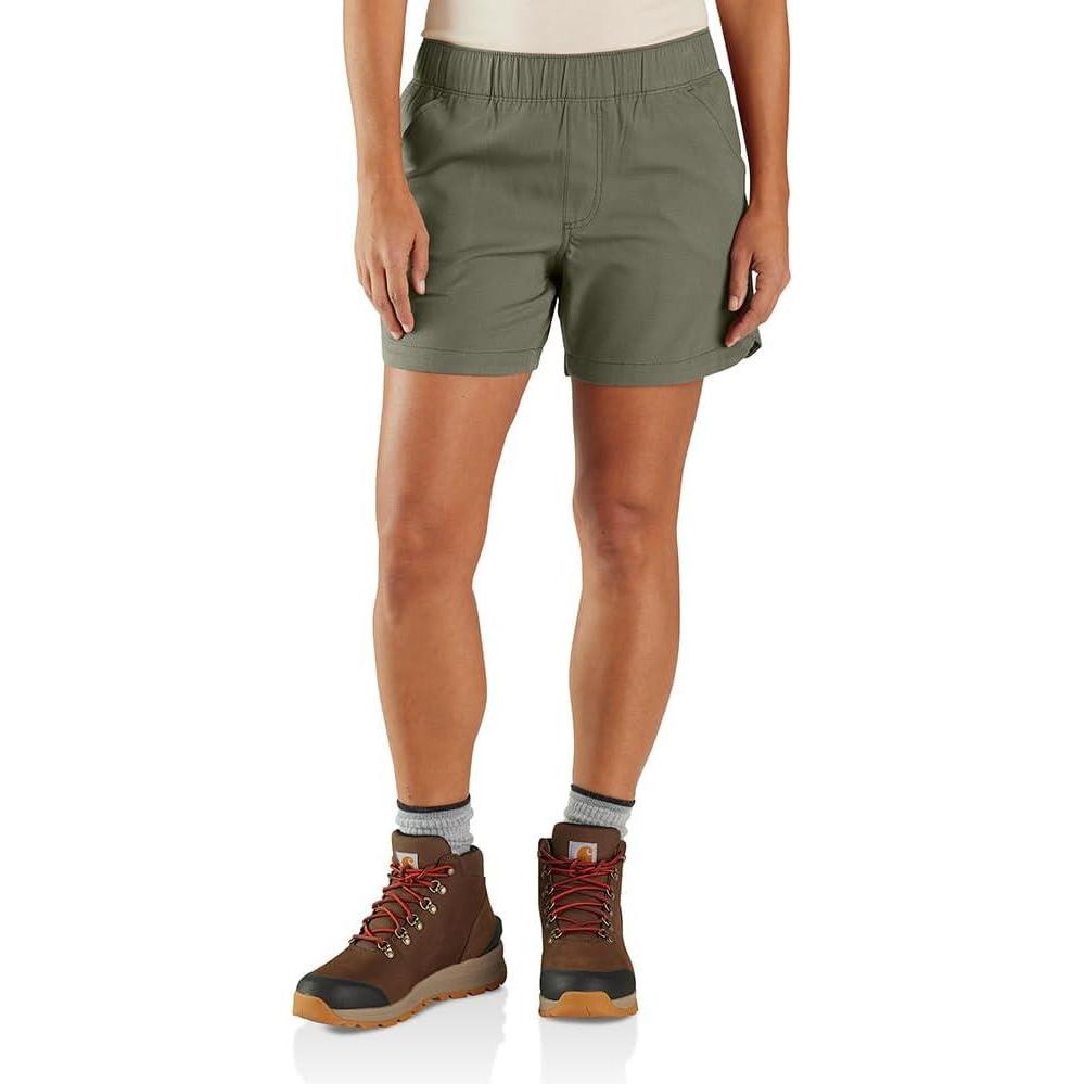 imageCarhartt Mens Force Relaxed Fit Ripstop Work ShortDusty Olive