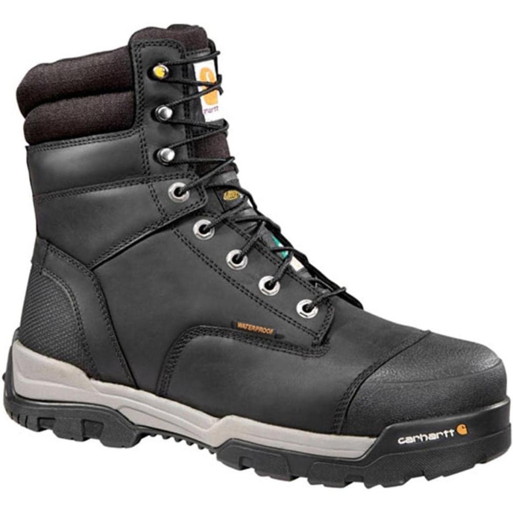 imageCarhartt Mens Ground Force Waterproof Work BootsBlack Oil Tanned