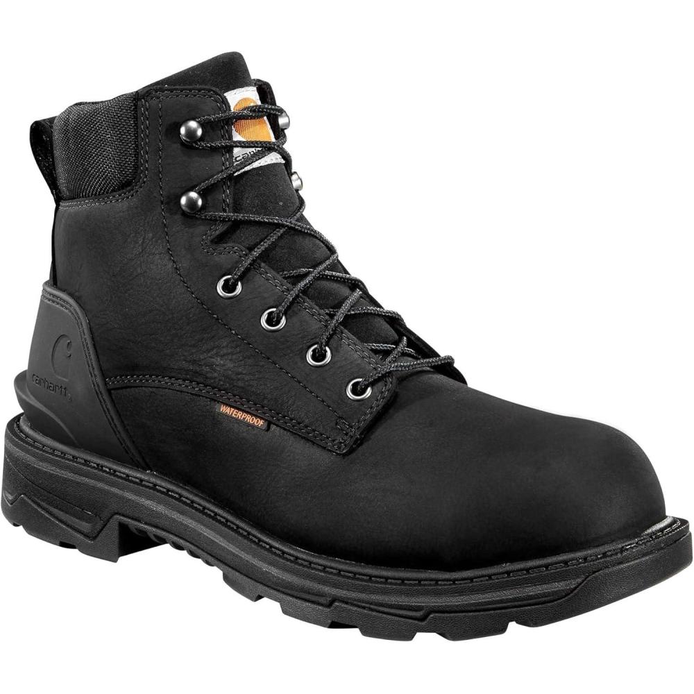 imageCarhartt Mens Ironwood Waterproof 6quot Soft Toe Work BootsBlack