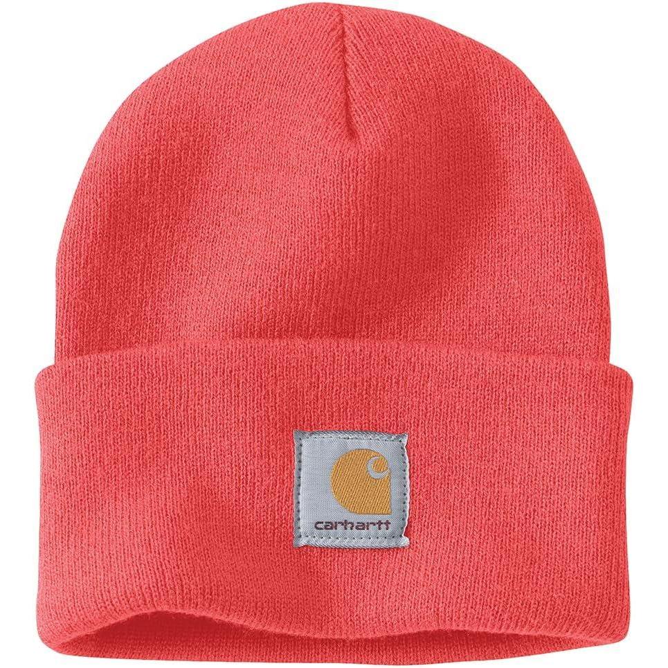 imageCarhartt Mens Knit Cuffed Beanie CloseoutCoral Glow