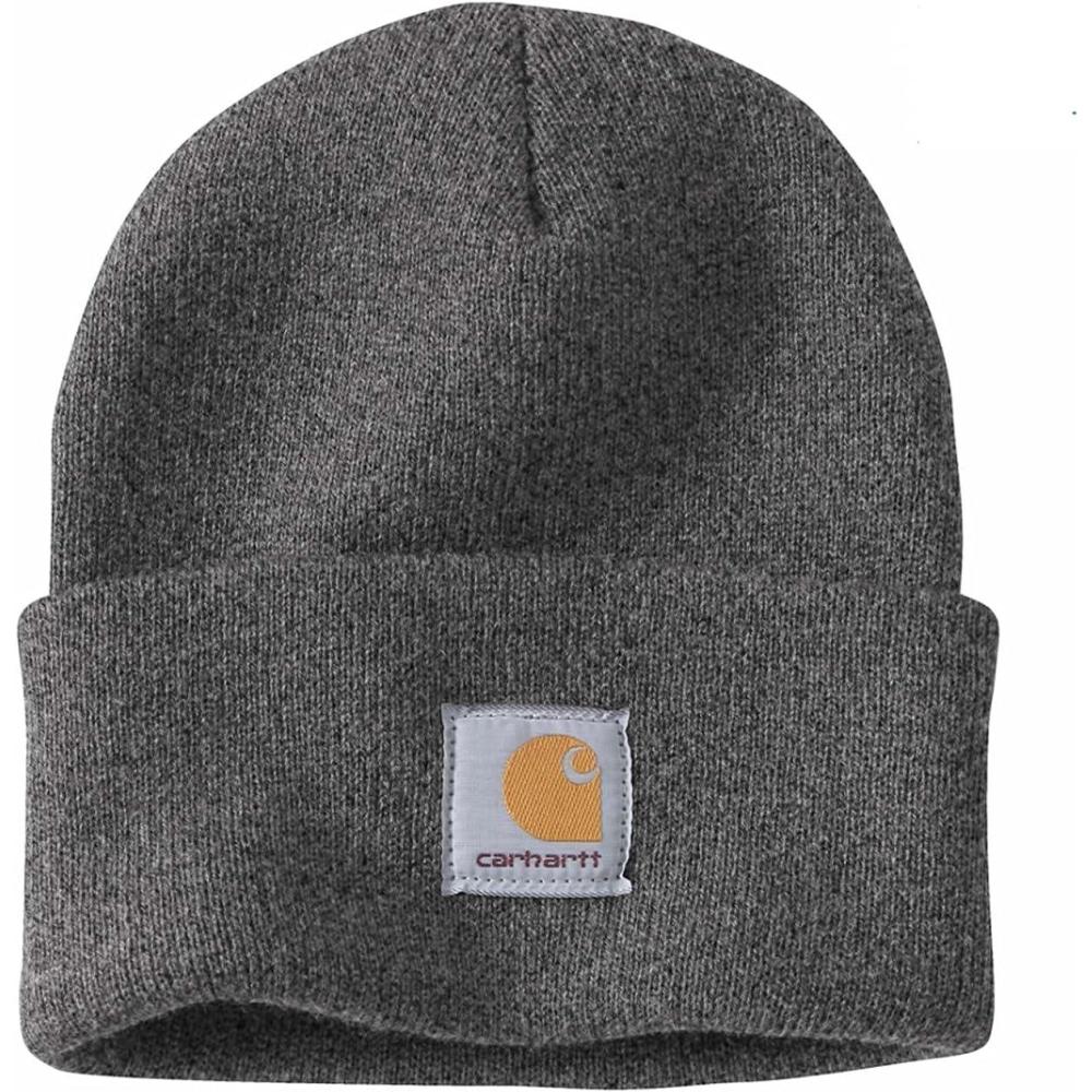 imageCarhartt Mens Knit Cuffed Beanie CloseoutDark Charcoal