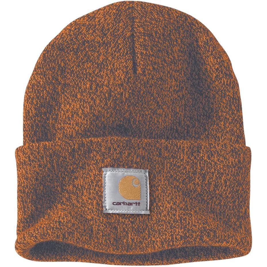 imageCarhartt Mens Knit Cuffed Beanie CloseoutRustCoal Marl