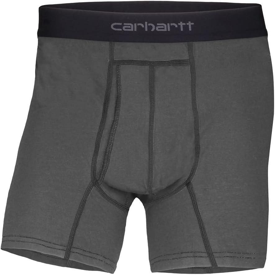 imageCarhartt Mens MBB124 5 Inch Basic Boxer Brief 2PackShadow