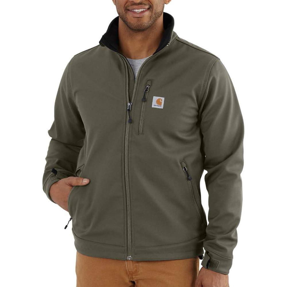 imageCarhartt Mens Rain Defender Relaxed Fit JacketMoss