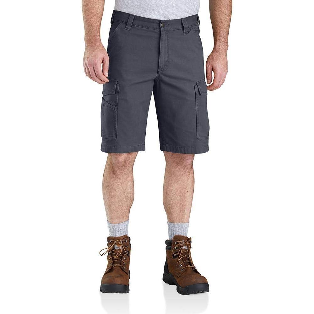 imageCarhartt Mens Relaxed 11quot Rigby Cargo ShortBluestone