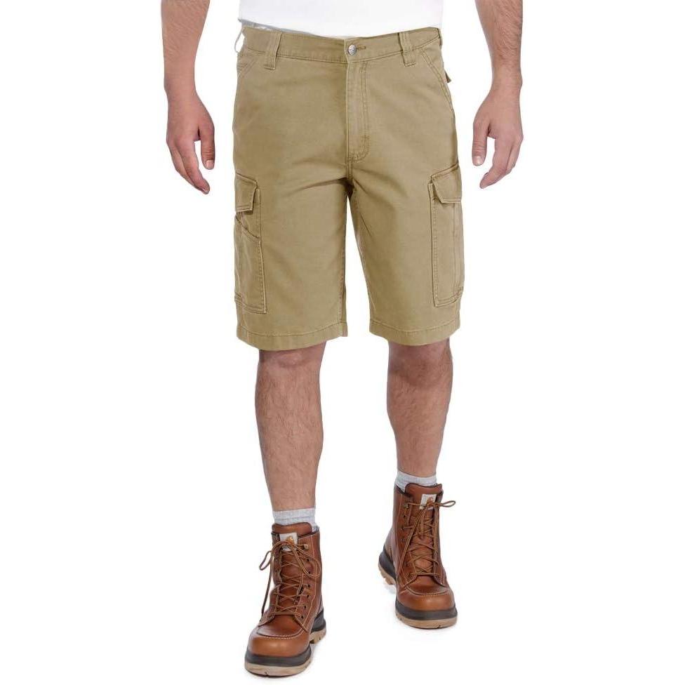 imageCarhartt Mens Relaxed 11quot Rigby Cargo ShortDark Khaki